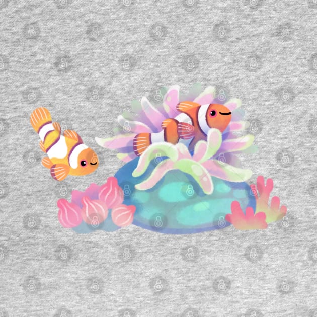 Sea anemone friends 2 by pikaole